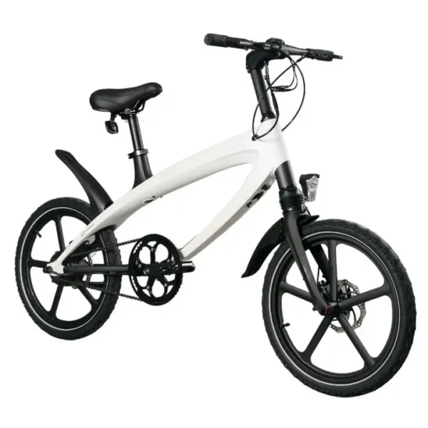 Cruzaa Racing White Electric Bike - Image 2