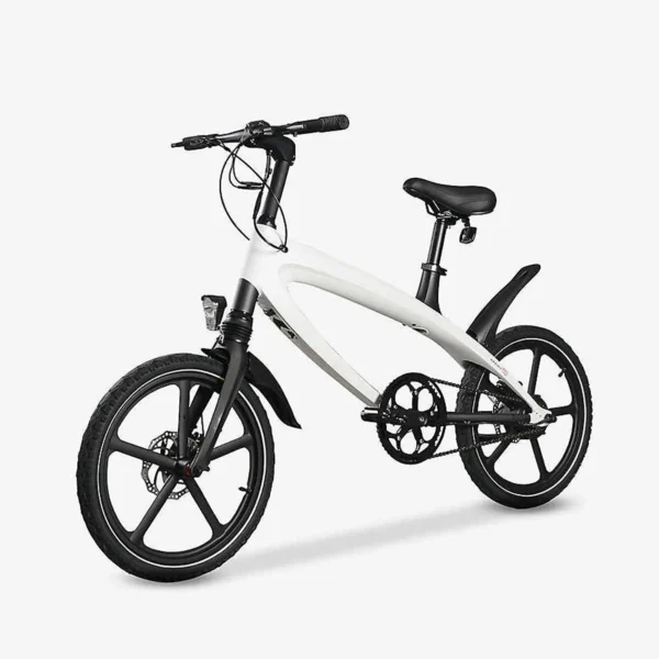 Cruzaa Racing White Electric Bike - Image 3