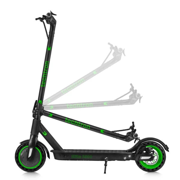 Techtron Elite 3500 Electric Scooter - Green - Image 4