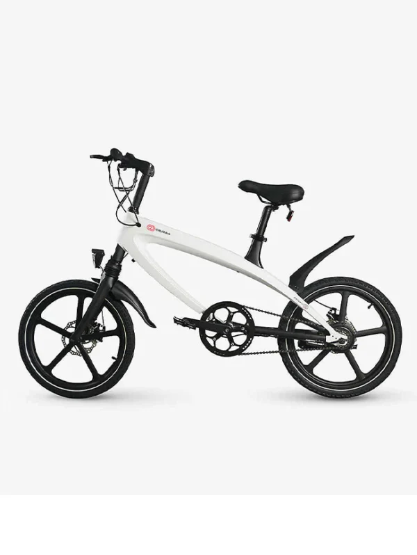 Cruzaa Racing White Electric Bike